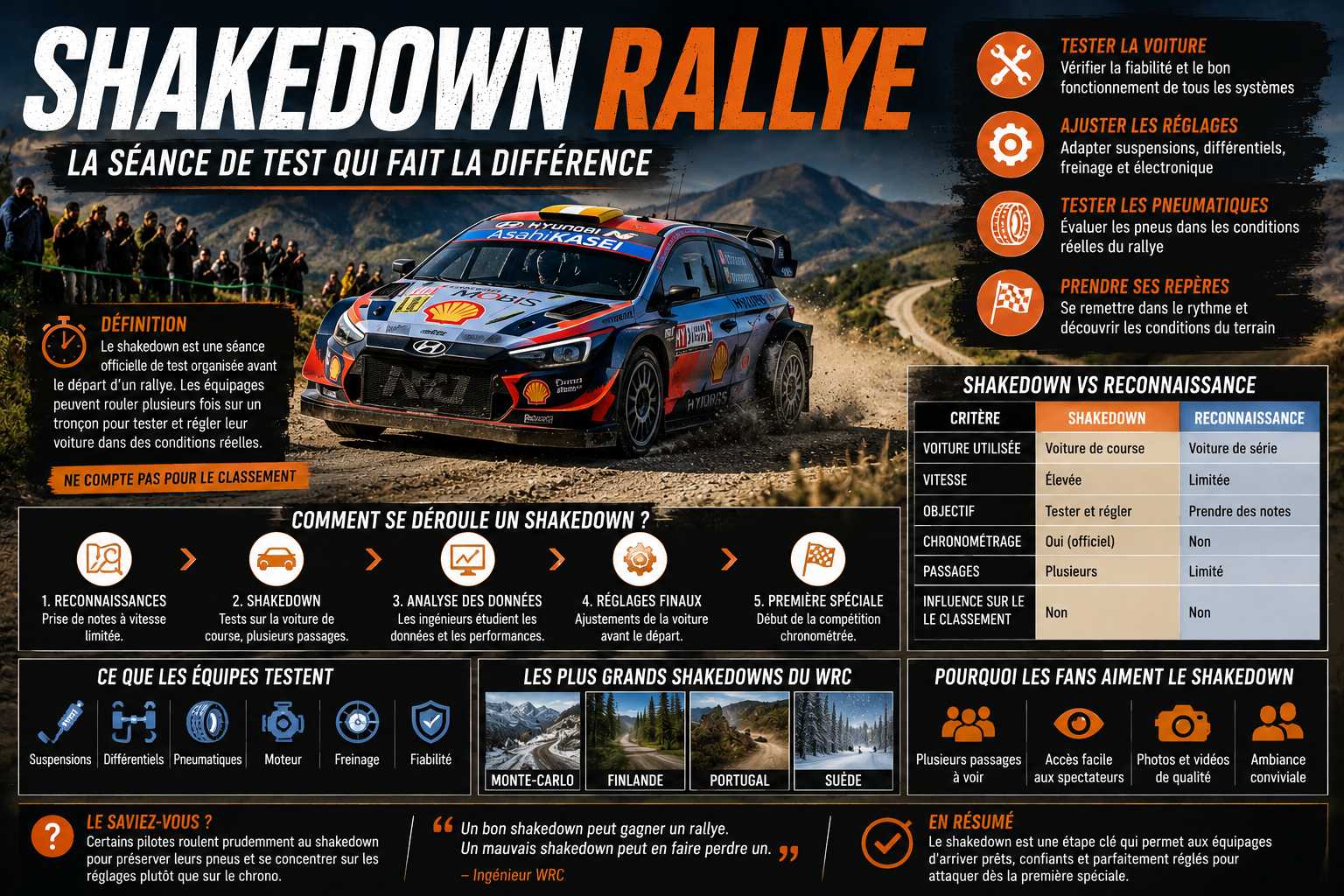 Shakedown Rallye : Définition, Fonctionnement et Importance Avant une Course